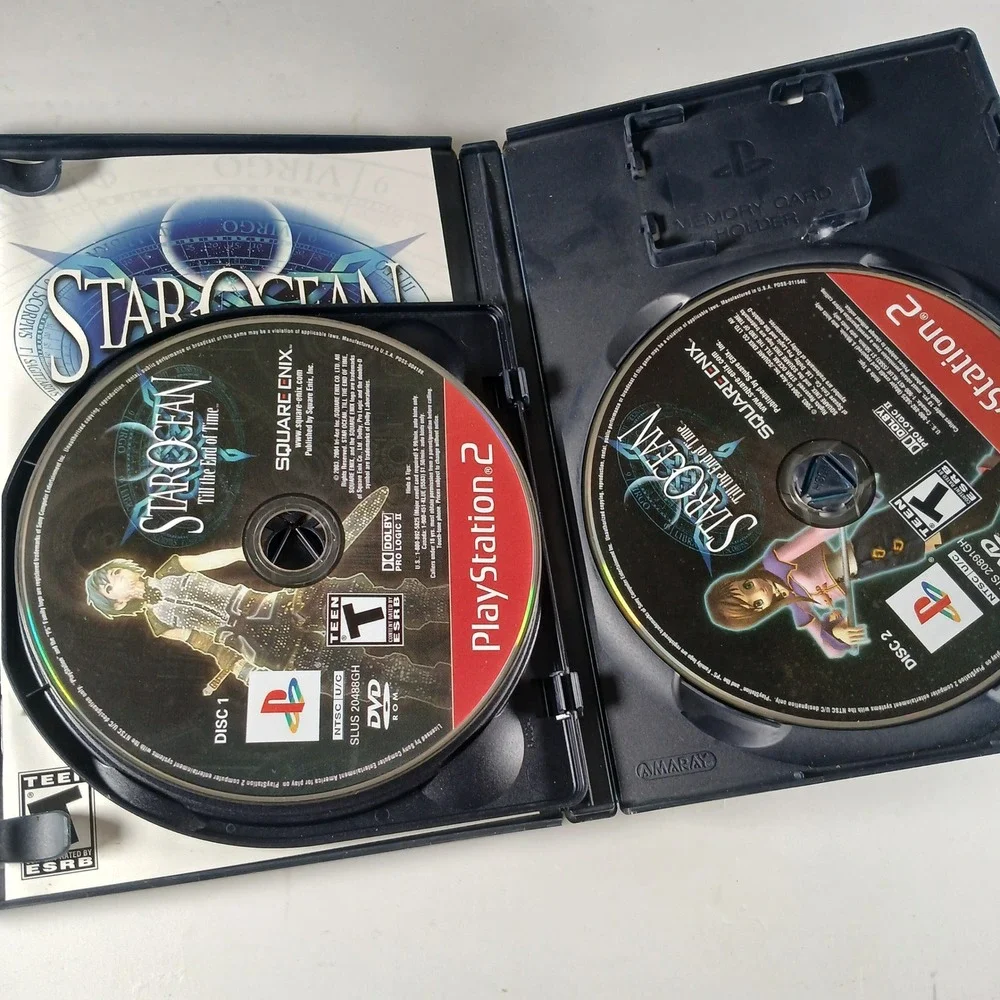 Star Ocean Till the End of Time PS2 Square Enix NTSC Greatest Hits 2-Disc CIB